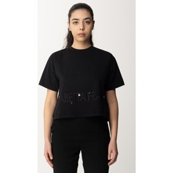 textil Mujer Tops y Camisetas Elisabetta Franchi MA00141E2 Negro