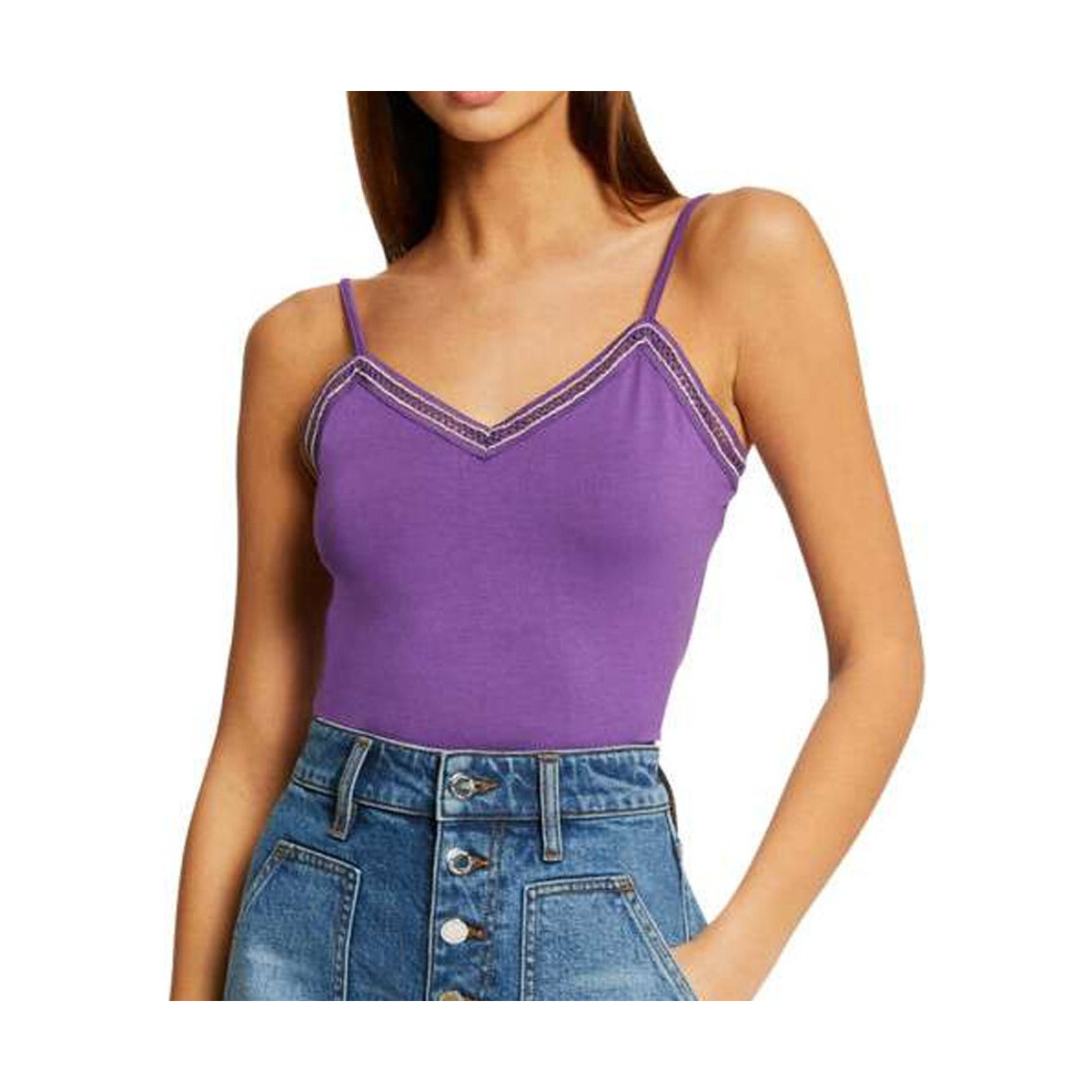 textil Mujer Tops y Camisetas Morgan  Violeta