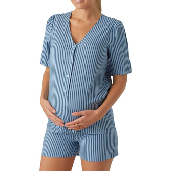 textil Mujer Pijama Mamalicious  Azul
