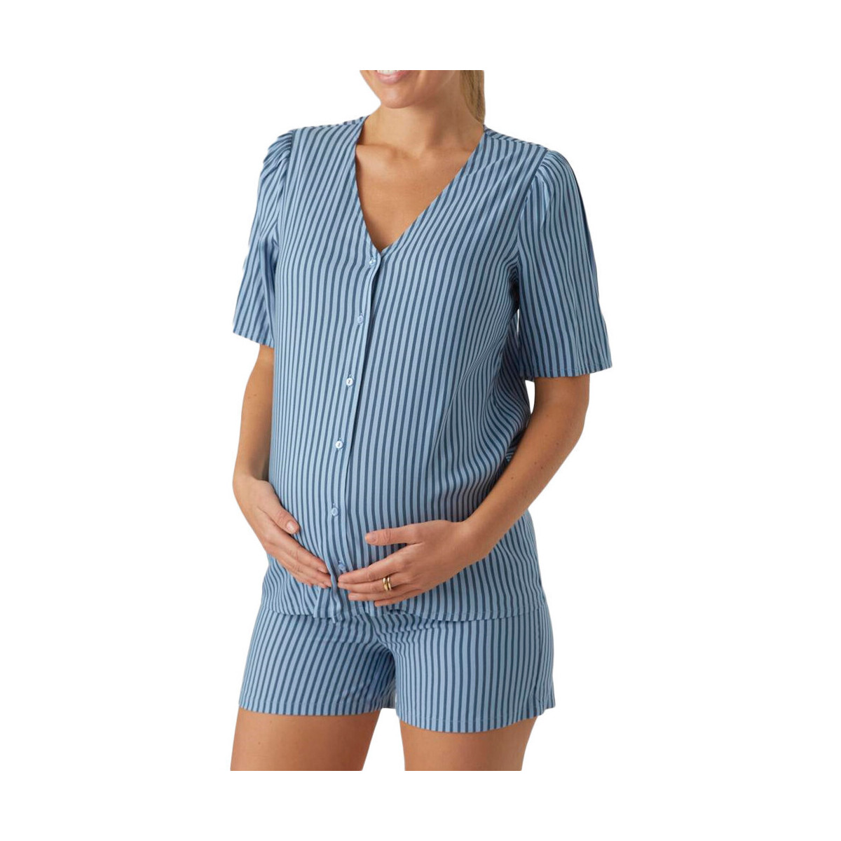 textil Mujer Pijama Mamalicious  Azul