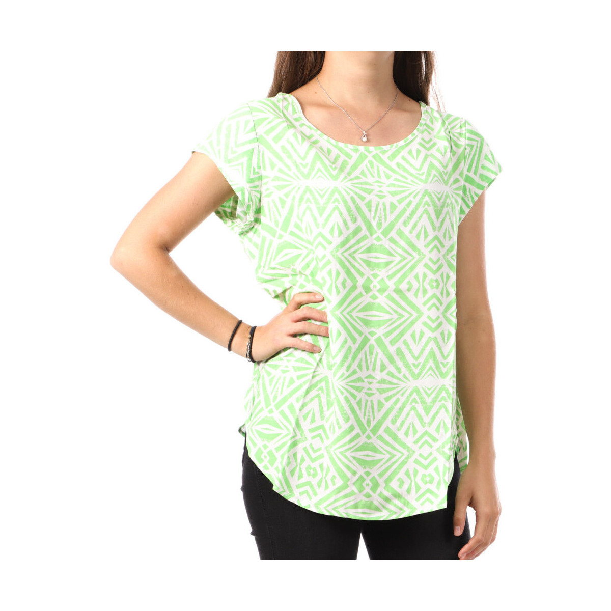textil Mujer Tops y Camisetas Only  Verde