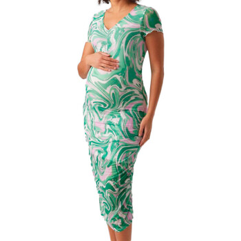 textil Mujer Vestidos largos Mamalicious  Verde