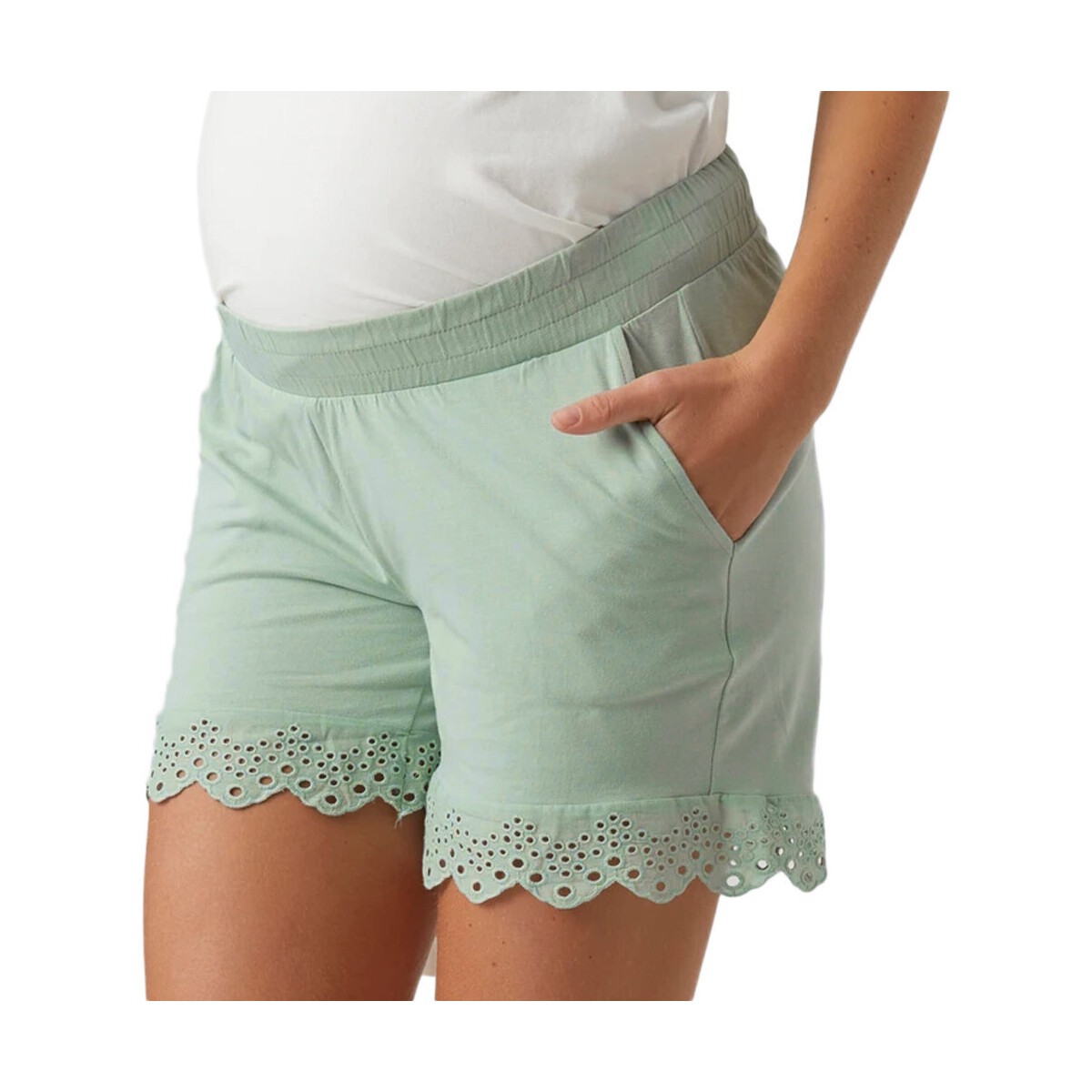 textil Mujer Shorts / Bermudas Mamalicious  Verde