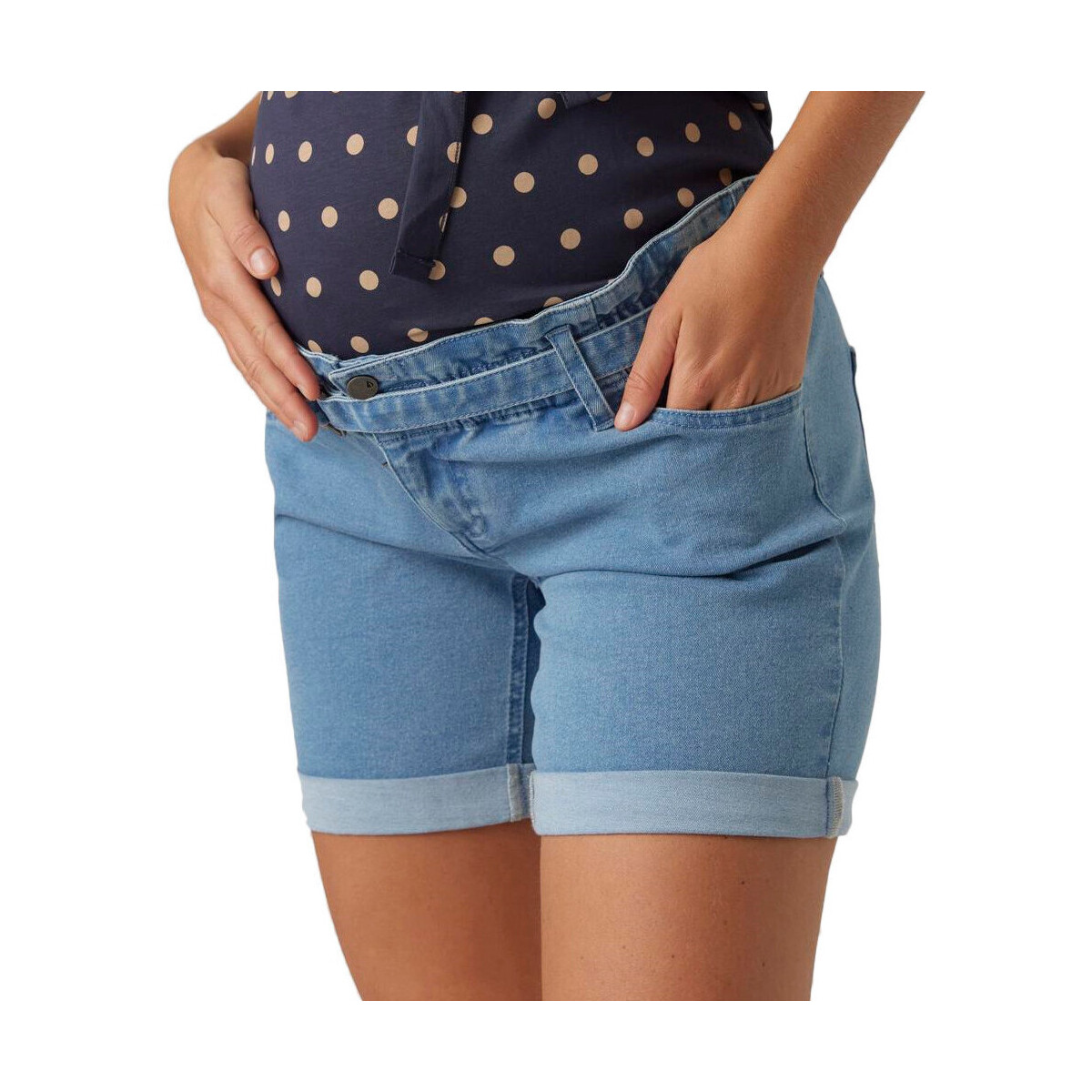 textil Mujer Shorts / Bermudas Mamalicious  Azul