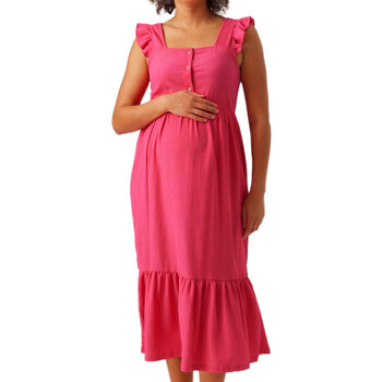 textil Mujer Vestidos cortos Mamalicious  Rosa