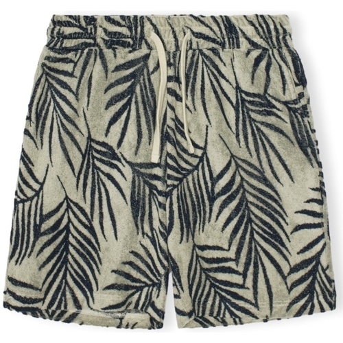 textil Hombre Shorts / Bermudas Revolution Terry Shorts - Off White Verde
