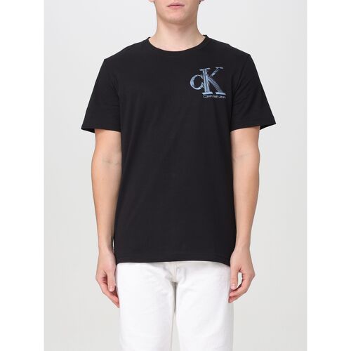 textil Hombre Tops y Camisetas Calvin Klein Jeans J30J325498 BEH Negro