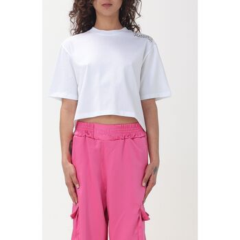 textil Mujer Tops y Camisetas Disclaimer 24EDS54317 BIANCO Blanco