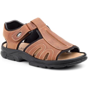 Zapatos Hombre Sandalias Morxiva Shoes Sandalias de hombre de piel marrón by Morxiva Marrón