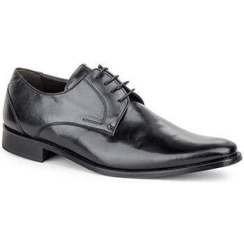 Nikkoe Shoes For Men Zapatos de Piel negros para hombre by Negro