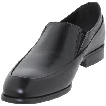 Éxodo Zapatos Mocasines negros de piel by Éxodo Negro