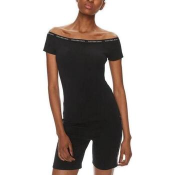 textil Mujer Camisetas manga corta Calvin Klein Jeans J20J223098 Negro