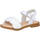 Zapatos Niña Sandalias L&R Shoes MD15083 Blanco