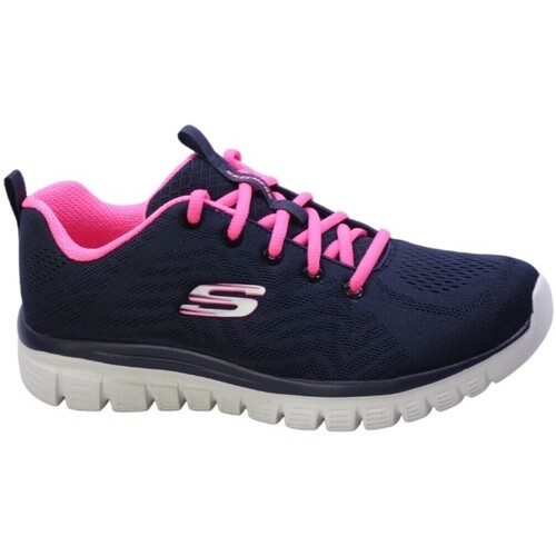 Zapatos Mujer Zapatillas bajas Skechers Sneakers Donna Blue Graceful Get Connected 12615nvhp Azul