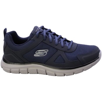 Zapatos Hombre Zapatillas bajas Skechers Sneakers Uomo Blue Track Scloric 52631nvy Azul