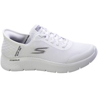 Zapatos Hombre Zapatillas bajas Skechers Sneakers Uomo Bianco Go Walk Flex Hands Up 216324wht Blanco
