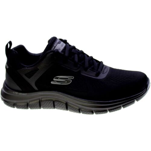 Zapatos Hombre Zapatillas bajas Skechers Sneakers Uomo Nero Track Broader 232698bbk Negro