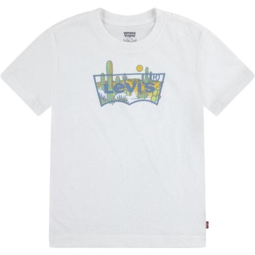 textil Niño Camisetas manga corta Levi's 9EK846-X38 Blanco