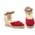 Zapatos Mujer Alpargatas Cbp - Conbuenpie Alpargatas rojas con cuña by CBP Rojo