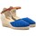 Zapatos Mujer Alpargatas Cbp - Conbuenpie Alpargatas azules con cuña by CBP Azul