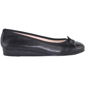 Zapatos Mujer Bailarinas-manoletinas Casual Manoletinas de piel by Negro