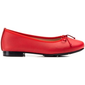 Zapatos Mujer Bailarinas-manoletinas Cbp - Conbuenpie Bailarinas de piel by CBP Rojo