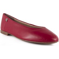 Zapatos Mujer Bailarinas-manoletinas Chamby Bailarinas de piel rojas by Rojo
