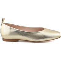 Zapatos Mujer Bailarinas-manoletinas Casual Bailarinas doradas de piel by Oro