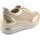Zapatos Mujer Slip on Tupie Zapatillas Casual de Piel beige by Beige