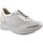 Zapatos Mujer Slip on Tupie Zapatillas Casual de Piel blanca by Blanco