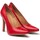 Zapatos Mujer Zapatos de tacón Cbp - Conbuenpie Zapatos salones de piel rojos by CBP Rojo