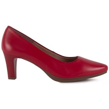 Chamby Zapatos salones de piel rojos by Rojo