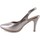Zapatos Mujer Zapatos de tacón Chamby Salones Destalonados plata de piel by Plata