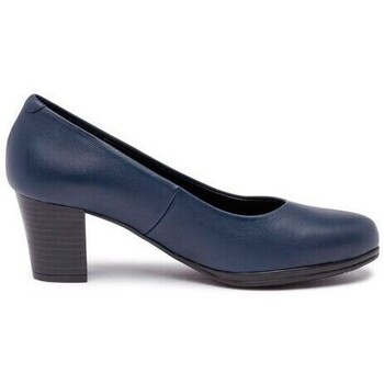 Zapatos Mujer Zapatos de tacón Amelie Zapatos Salones azules de piel by Marino