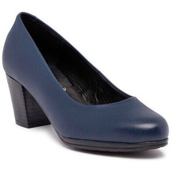 Amelie Zapatos Salones azules de piel by Marino
