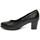 Zapatos Mujer Zapatos de tacón Amelie Zapatos Salones negros de piel by Negro