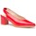 Zapatos Mujer Zapatos de tacón Cbp - Conbuenpie Salones Destalonados rojos de piel by CBP Rojo