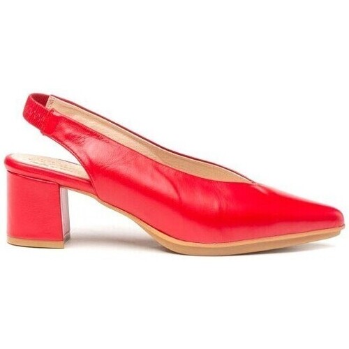 Zapatos Mujer Zapatos de tacón Cbp - Conbuenpie Salones Destalonados rojos de piel by CBP Rojo