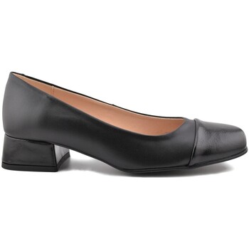 Zapatos Mujer Zapatos de tacón Casual Zapatos Salones negros de piel by Negro