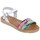 Zapatos Mujer Sandalias Blusandal Sandalias multicolor de piel by Multicolor