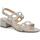 Zapatos Mujer Sandalias Melluso K35182W-234085 Plata