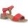 Zapatos Mujer Sandalias Melluso K56033W-234772 Rojo