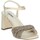 Zapatos Mujer Sandalias Ikaros 96195-IK005 Beige