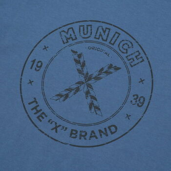 Munich T-shirt vintage 2507232 Blue Azul