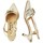 Zapatos Mujer Zapatos de tacón Cbp - Conbuenpie Salones Destalonados dorados de piel Blanco