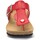Zapatos Mujer Sandalias Morxiva Shoes Sandalias Bio de Piel by Morxiva Rojo