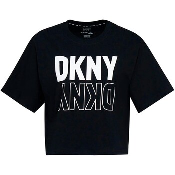 textil Mujer Tops / Blusas Dkny - Camiseta Corta con Logo Negro