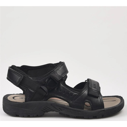 Zapatos Hombre Derbie & Richelieu Huran Sandalias  SU5412 Negro Negro