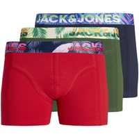 Ropa interior Niño Boxer Jack & Jones 12250358 JACPAW TRUNKS 3 PACK JNR TRUE RED Multicolor