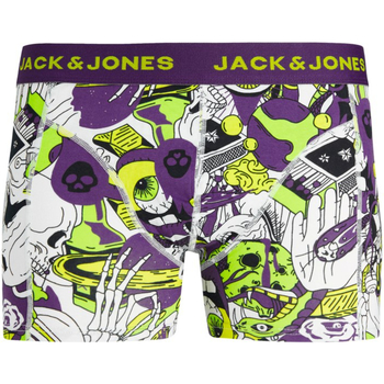 Ropa interior Hombre Boxer Jack & Jones 12240247 JACSPACE SKULL TRUNK SN VIOLET INDIGO Violeta